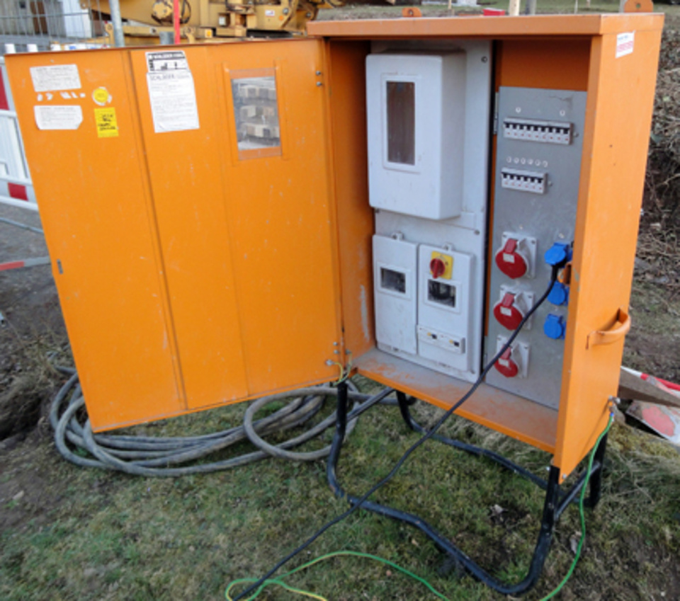 Baustromkasten bei Elektro Pfisterer in Bühlertann