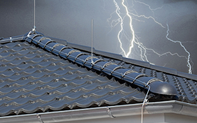 Äußerer Blitzschutz bei Elektro Pfisterer in Bühlertann